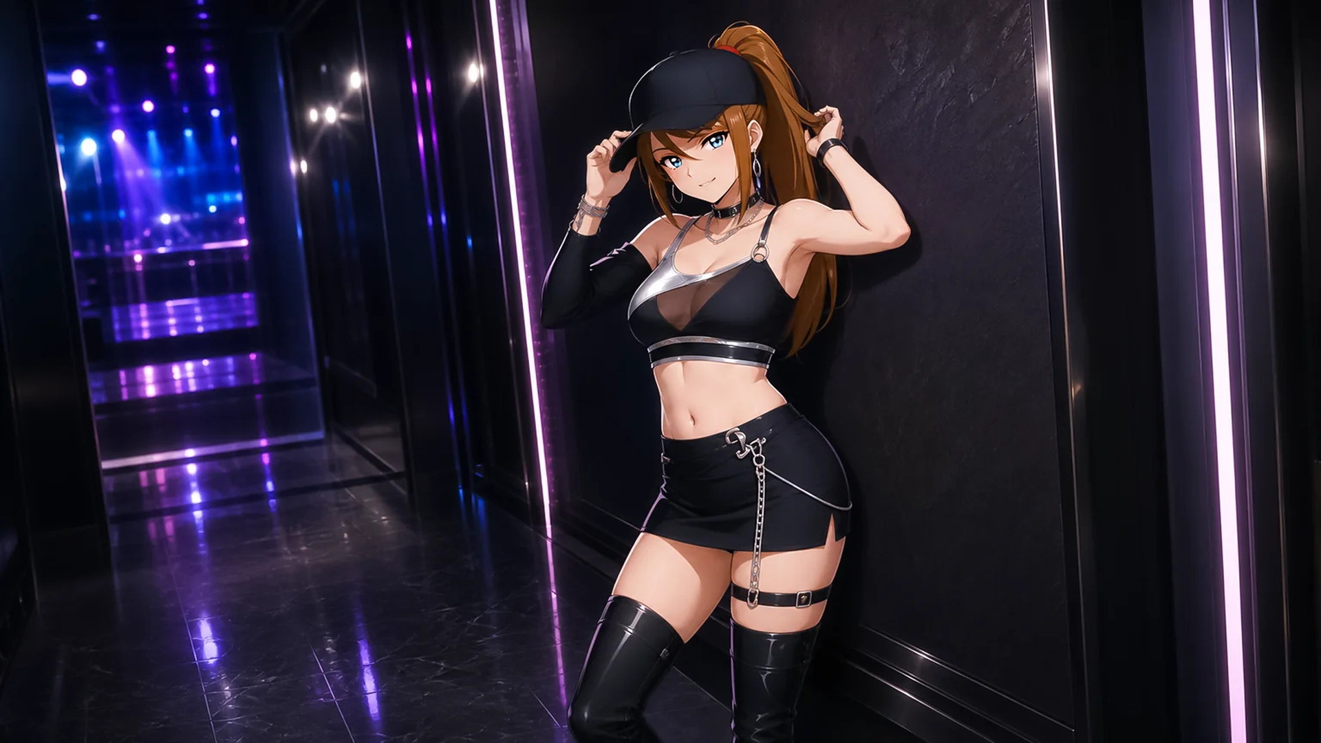 Lucy in a nightclub